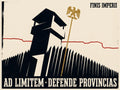 Roman Frontier Poster | Ad Limitem Defende Provincias | Limes Watchtower Latin Print | Late Empire Wall Art