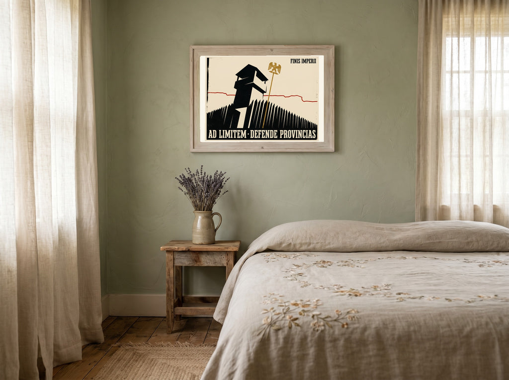 Roman Frontier Poster | Ad Limitem Defende Provincias | Limes Watchtower Latin Print | Late Empire Wall Art