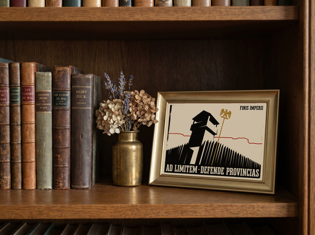 Roman Frontier Poster | Ad Limitem Defende Provincias | Limes Watchtower Latin Print | Late Empire Wall Art