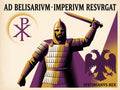 Belisarius Byzantine Poster | Imperivm Resvrgat | Justinian Byzantine Empire Latin Wall Art Vintage