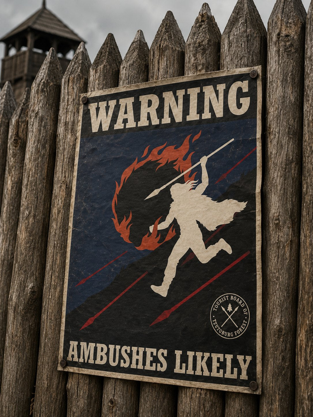 Ambushes Likely poster lifestyle mockup