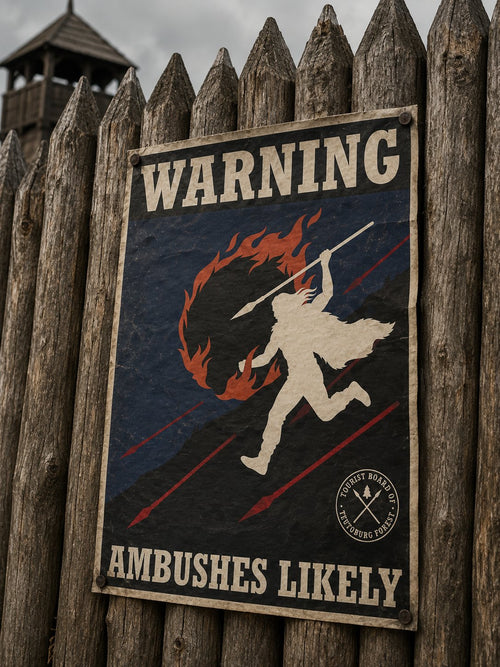Ambushes Likely poster lifestyle mockup
